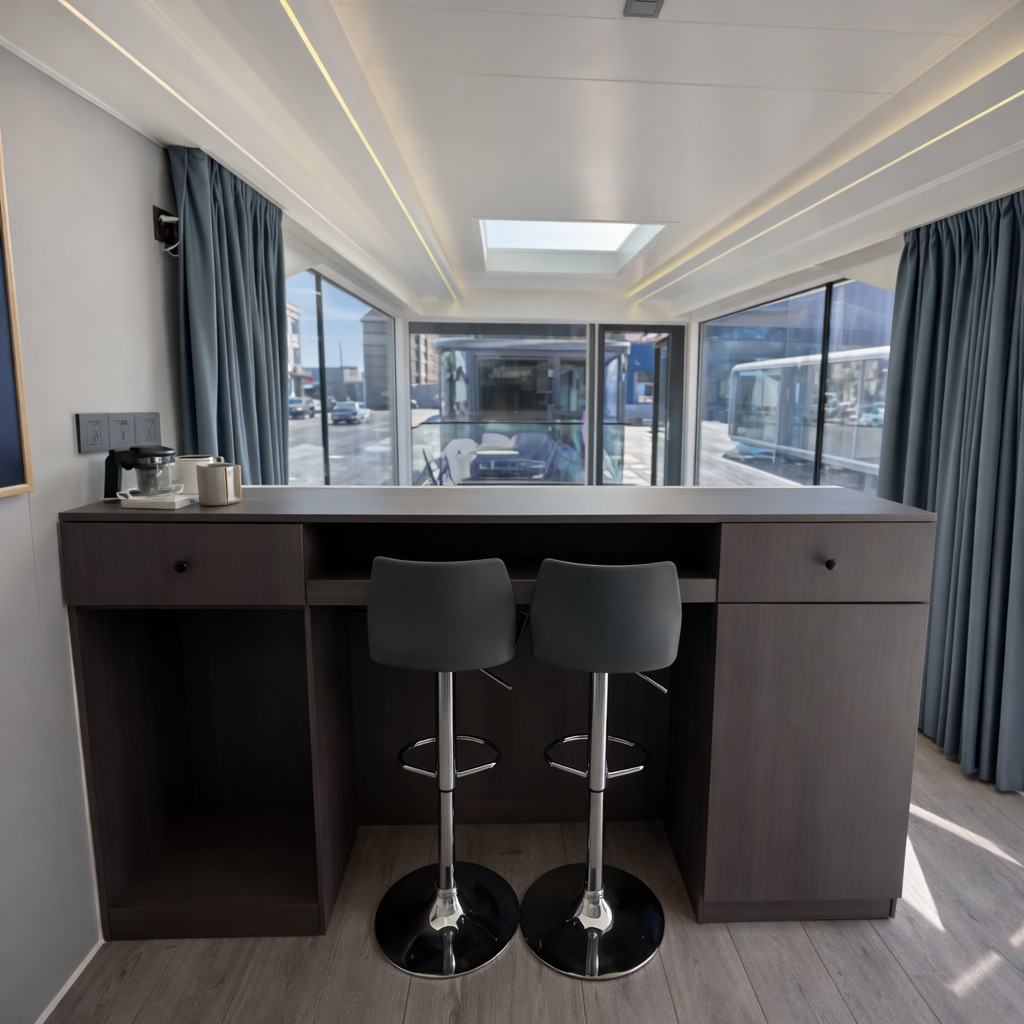 Space Capsule A5 — Scenic Getaway Capsule with Balcony + Bathroom