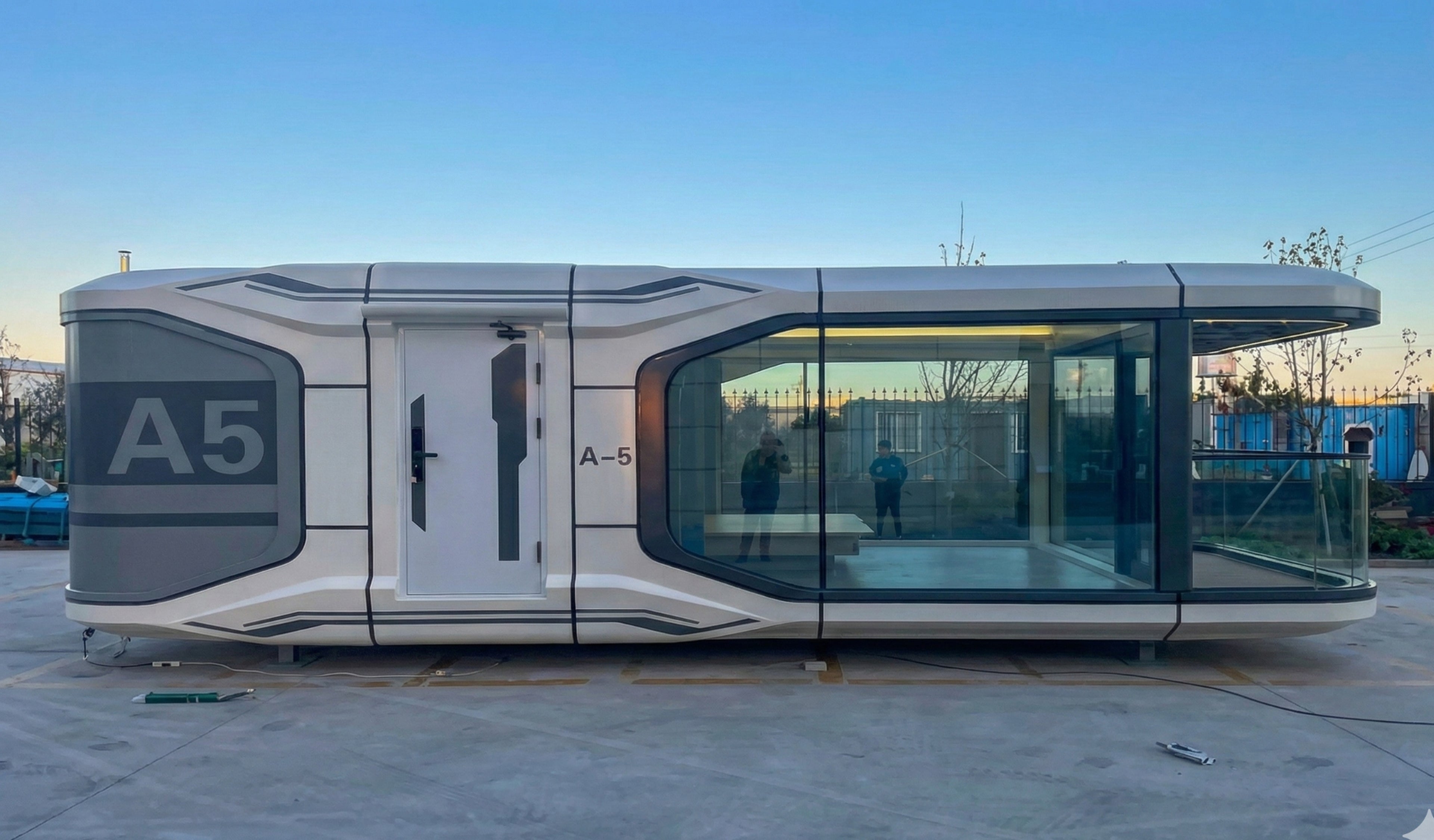 Space Capsule A5 — Scenic Getaway Capsule with Balcony + Bathroom